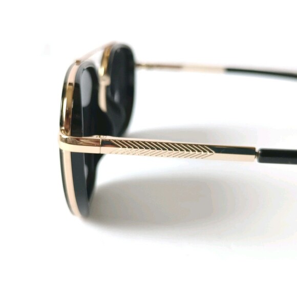 Aviator Sunglasses Polarized Gold Metal Square Frame Unisex - Picture 4 of 7